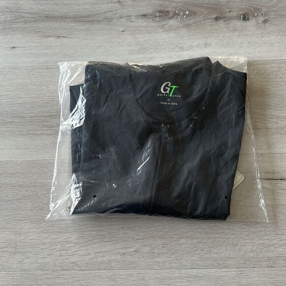 GT (Green Town) Performance 2 Pocket Full Zip Scrub Jacket PEWTER XS NWT IN PKG - Picture 8 of 9